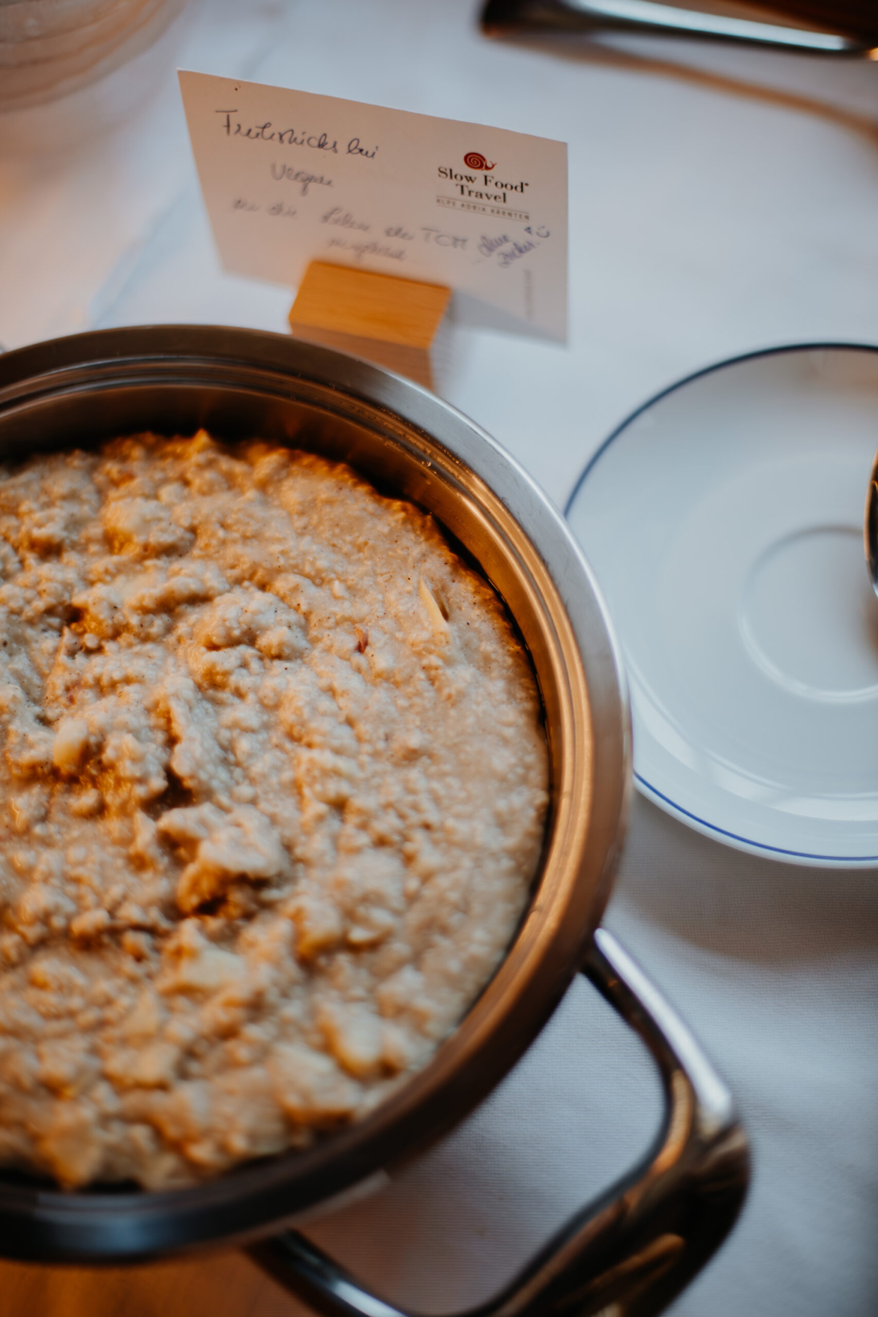 A freshly baked cake from the farm kitchen